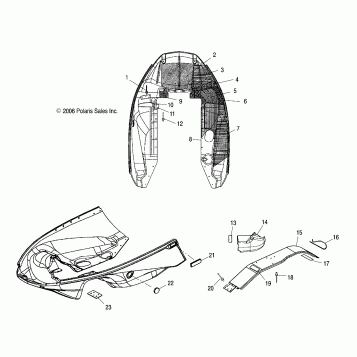 NOSEPAN/FOIL - S07NT5BS/BSA/BE/BEA (49SNOWNOSEPANFOILTRAILTRG)