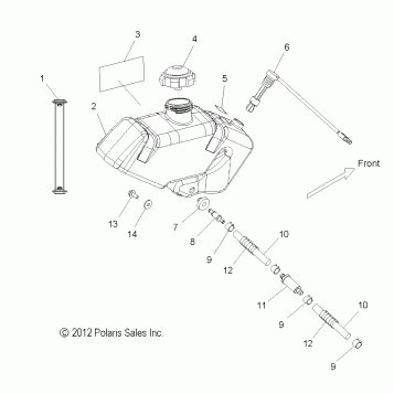 ENGINE, OIL BOTTLE ASM. - S16CP8 ALL OPTIONS (49SNOWOILBOTTLE13600RUSH)