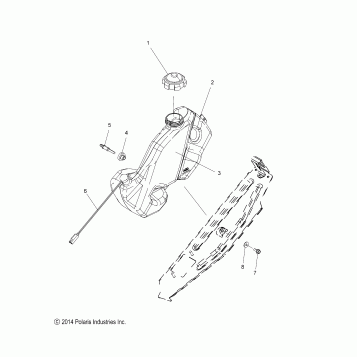 ENGINE, OIL BOTTLE ASM. - S18DCH8PS ALL OPTIONS (49SNOWOILBOTTLE15PROS)