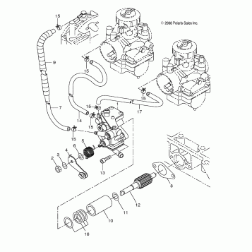 ENGINE, OIL PUMP - S17SJA5BS ALL OPTIONS (49SNOWOILPUMP09TRAIL)