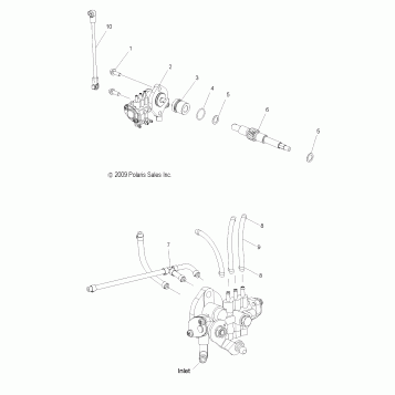 ENGINE, OIL PUMP and LINES - S11BP6/BE6 ALL OPTIONS (49SNOWOILPUMP10PR)
