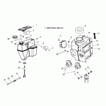 OIL TANK/AIRBOX - S07NJ5BS/BE (49SNOWOILTANKAIRBOXTRAILRMK)