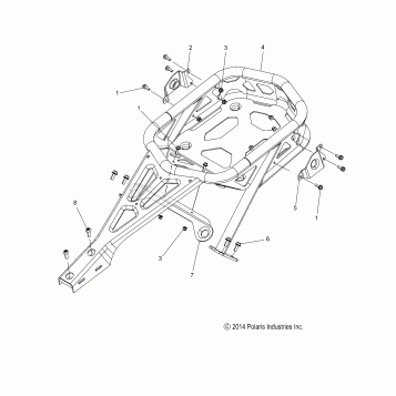 CHASSIS, CARGO RACK, SNOW CHECK OPT. - S16DS6 (49SNOWRACK15SBADV)