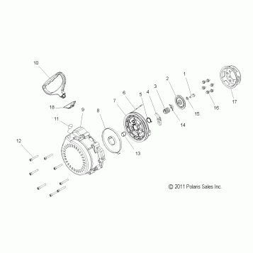 ENGINE, RECOIL STARTER - S18EFT8P ALL OPTIONS (49SNOWRECOIL12800RMK)
