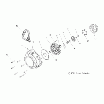 ENGINE, RECOIL STARTER - S18DCH8PS ALL OPTIONS (49SNOWRECOIL12SB)