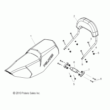 BODY, SEAT and BACKREST - S17CED5 ALL OPTIONS (49SNOWSEAT11550TRG)