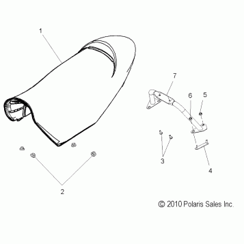 BODY, SEAT ASM. - S11PP7FSL (49SNOWSEAT11FSTIQ)