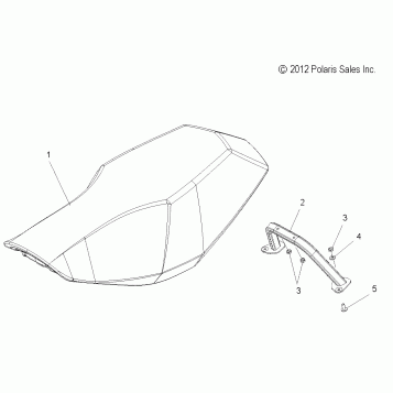 BODY, SEAT ASM. - S16CK6/CM6 ALL OPTIONS (49SNOWSEAT138RMK)