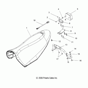 SEAT - S07PK6FS/FE/PM6FS/PM6FSA (49SNOWSEAT600RMK)
