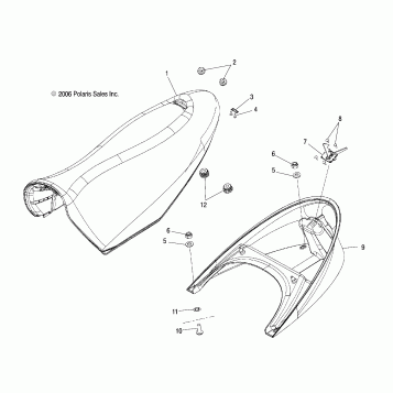 SEAT - S07PS7FS/FE (49SNOWSEAT600SWTCH)