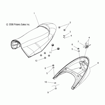 SEAT - S07PS6HS/HSA/HSB (49SNOWSEATCLEANSB)
