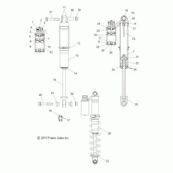 SUSPENSION, SHOCK, IFS - S11BP6/BE6 ALL OPTIONS (49SNOWSHOCKIFS7043650)
