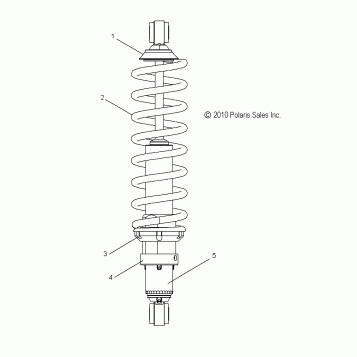 SUSPENSION, SHOCK, REAR TRACK - S16CM8 ALL OPTIONS (49SNOWSHOCKREAR7043733)