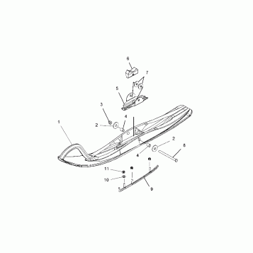 SKI ASSEMBLY - S07NP5BS/BE (49SNOWSKIASMSUPER)