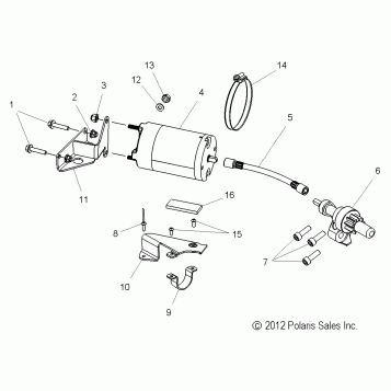 ENGINE, STARTER MOTOR - S16CP8 ALL OPTIONS (49SNOWSTARTER13RUSH)