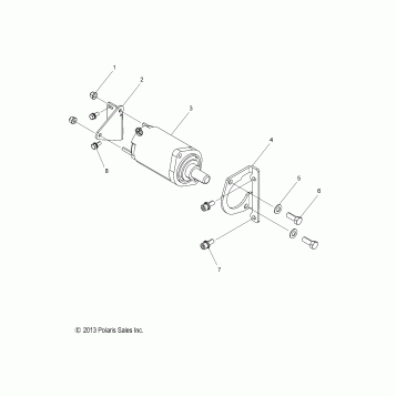 ENGINE, STARTER MOTOR - S17CED5 ALL OPTIONS (49SNOWSTARTER14550)
