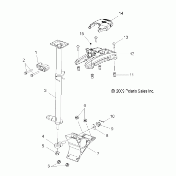 STEERING, ADJUSTABLE STEERING POST ASM. - S11PD7FSL (49SNOWSTEERING11FSTSBLX)