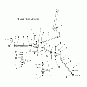 STEERING, LOWER - S07PS6HS/HSA/HSB (49SNOWSTEERINGCLEANSB)