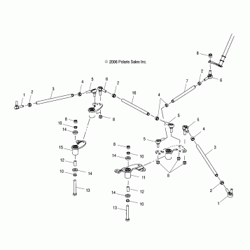 STEERING, LOWER - S07NJ5BS/BE (49SNOWSTEERINGTRAILRMK)