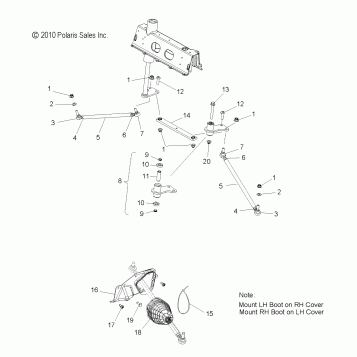 STEERING, LOWER and TIE RODS - S11PP7FSL (49SNOWSTEERINGLWR11FSTSBLX)