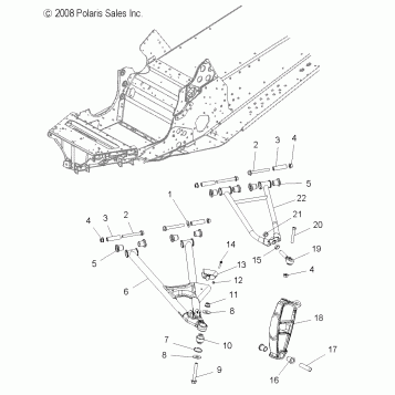SUSPENSION, FRONT ASM. - S11PP7FSL (49SNOWSUSPFRT09FSTRG)