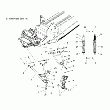 SUSPENSION, FRONT - S07PP6HS/HSA/HSB/PD6HS/HE (49SNOWSUSPFRTCLEAN)