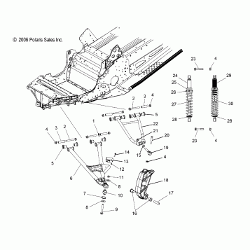 SUSPENSION, FRONT - S07PP7FS/PP7FSA/PP7FE/PD7FS/PD7FE (49SNOWSUSPFRTFSTIQ)