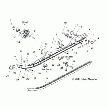 SUSPENSION, RAIL ASSEMBLY - S07PP7FS/PP7FSA/PP7FE (49SNOWSUSPRAILFSTIQ)