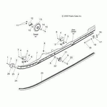 SUSPENSION, RAIL MOUNTING - S07PS7FS/FE (49SNOWSUSPRAILFSTSWTCH)