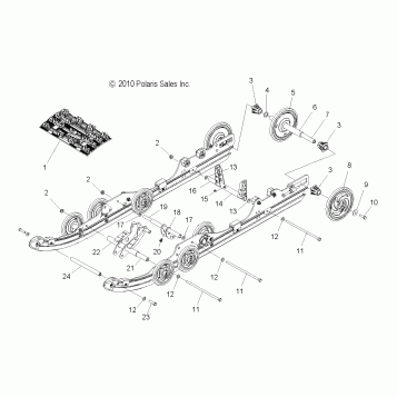 SUSPENSION, REAR - S11PT7FSL (49SNOWSUSPRR11FSTTRG)