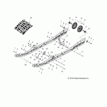 SUSPENSION, REAR (144 Inch) - S16CK6 ALL OPTIONS (49SNOWSUSPRR15RMK144)