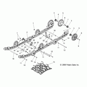 SUSPENSION, REAR - S07PS7FS/FE (49SNOWSUSPRR600SWTCH)