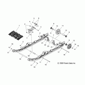 SUSPENSION, REAR (IQ) - S07PP6HS/HSA/HSB (49SNOWSUSPRRCLEAN)