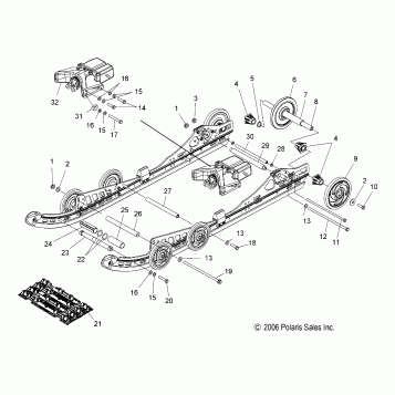 SUSPENSION, REAR - S07PY7FS/FE (49SNOWSUSPRRFSTCRSR)