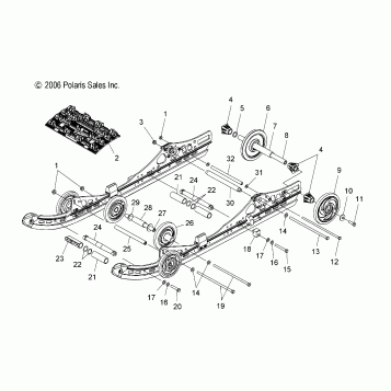 SUSPENSION, REAR (M-10) - S07PD7FS/PD7FE (49SNOWSUSPRRFSTIQ)