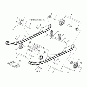 SUSPENSION, REAR - S07NP5BS/BE (49SNOWSUSPRRSUPER)