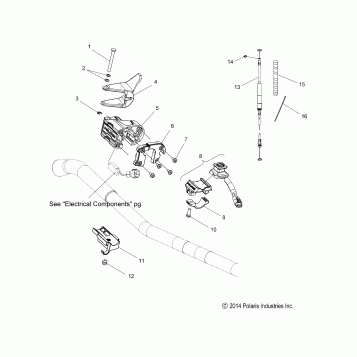 ENGINE, THROTTLE CONTROL ASM. - S18DCH8PS ALL OPTIONS (49SNOWTHROTTLE15PROS)