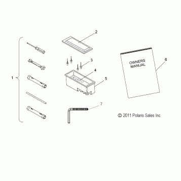 TOOLS, TOOL KIT - S17SJA5B ALL OPTIONS (49SNOWTOOL12WIDE)