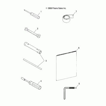 TOOL KIT - S07NJ5BS/BE (49SNOWTOOLTRAILRMK)
