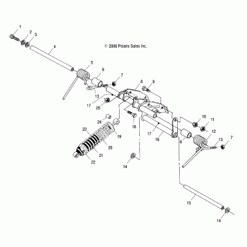 TORQUE ARM, REAR - S07SU4BS/BE (49SNOWTORQUEREAR07WIDE)