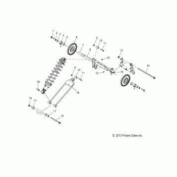 SUSPENSION, TORQUE ARM, REAR - S17CED5 ALL OPTIONS (49SNOWTORQUEREAR14550144)