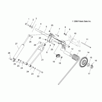 TORQUE ARM, REAR - S07PS7FS/FE (49SNOWTORQUEREAR600SWTCH)