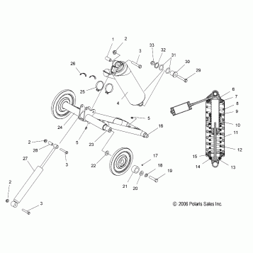 TORQUE ARM, REAR - S07PY7FS/FE (49SNOWTORQUEREARFSTCRSR)