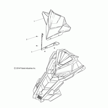 BODY, WINDSHIELD - S16DS6 ALL OPTIONS (49SNOWWINDSHLD15PROS)