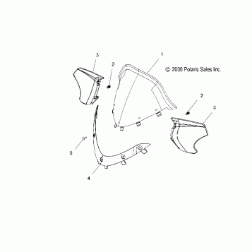 WINDSHIELD - S07PP6FS/FSA/FSB (49SNOWWINDSHLD600HO)