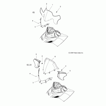 WINDSHIELD - S07PP6HS/HSA/HSB/PD6HS/HE (49SNOWWINDSHLDCLEAN)