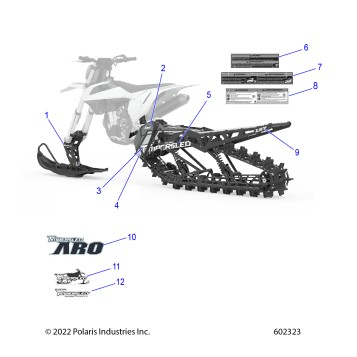 BODY, DECALS, 137 PREMIUM - J23USGX (602323)