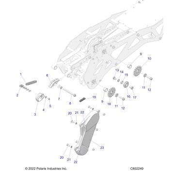 DRIVE TRAIN, CHAIN DRIVE - J23DRBX/DREX/DRGX/DRHX/DMFX/DMGX (C602249)