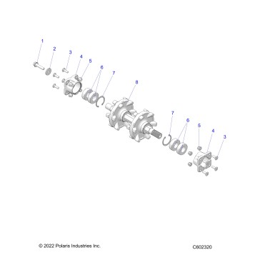 DRIVE TRAIN, DRIVESHAFT ASM. - J23UKBX/UKEX/USGX (C602320)