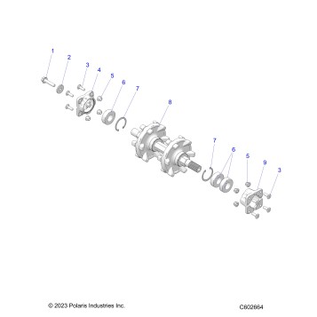 DRIVE TRAIN, DRIVESHAFT ASM. - J24UKBX/UKEX (C602664)